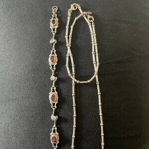 Vintage Silver Necklace and Bracelets